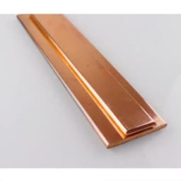 99% Pure Cu Flat Copper Bar Plate Metal Strip Thickness 1/1.5/2/3/4/5 mm Length 250 mm
