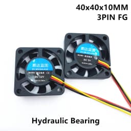 Fluid bearing Ball bearing Oil bearing DC5V 12V 24V 40mm 4cm 40x40x10mm for 3D Printer Graphics Card Cooling Fan 2pin 3PIN