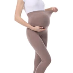 High Waist Pregnancy Leggings Skinny Maternity Clothes for Pregnant Women Belly Support Knitted Leggins Body Shaper Trousers