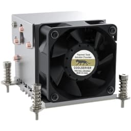 COOLSERVER R63 4 Heatpipe 2U Server CPU Cooler Workstation Computer Cooling Fan for Intel LGA2011 1700 115X AMD AM4