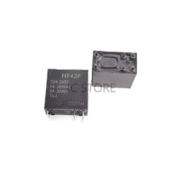 10PCS HF42F 024-2HST ( Replaces of FTR-F4AK024T F4AK024T ) 24V DC 5A 250VAC 5A 30VDC POWER RELAY 2 POLE 5A TV-3 HF42F-024-2HST
