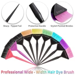 SHKALLI Professional Tint Brush for Salon Hair Dye Wider Soft Bristles Hair Brush Hair Dyeing Tools