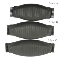 Lumbar Support Pad Replacement for Herman Miller Classic Aeron Office Home Chair Graphite/Black Smoke/Grey Color Size A B C