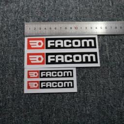 Kit of 2 For FACOM Stickers Printed On High Quality Vinyl For Car, Motorcycle or Various Surfaces  decorative decal sticker