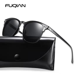 Fashion Square Polarized Sunglasses Men Women Classic Rivet Sun Glasses For Male High Quality Anti-glare Driving Shades