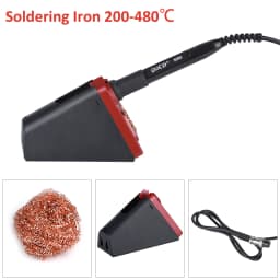 JCD 820 Aluminum Alloy Electric Soldering Iron Stand Holder with Welding Cleaning Copper Ball Solder Wire RMA Flux