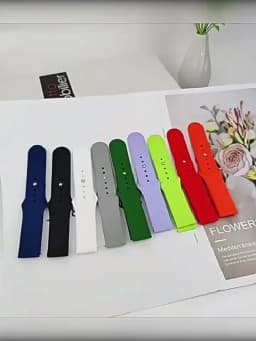 20mm/22mm Silicone Band For Amazfit GTS 3/2/2e/GTS2 Mini/GTR 42mm/47mm/GTR 3/3 Pro/2/2e Sport Watch Bracelet Amazfit Bip 6 Strap