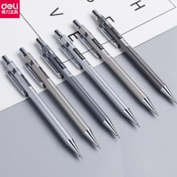 DELI High Quality Full Metal Mechanical Pencil 0.5/0.7 Lapices For Professional PaintingAnd Writing School Supplies