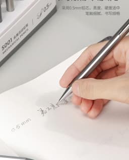 DELI High Quality Full Metal Mechanical Pencil 0.5/0.7 Lapices For Professional PaintingAnd Writing School Supplies