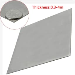 1pcs 0.3mm- 4mm  Thickness Titanium Ti Plate Sheet 100X100/100X150/150X150/200X200 with High Hardness