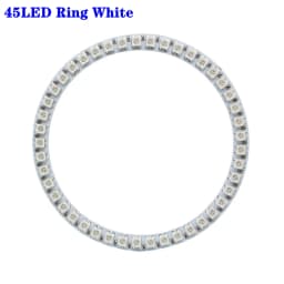 DC5V WS2812b Individually Addressable 5050 RGB Pixel Ring 8/16/24/35/45Leds Black/White PCB With 21Key Mini USB Controller Kit