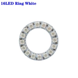 DC5V WS2812b Individually Addressable 5050 RGB Pixel Ring 8/16/24/35/45Leds Black/White PCB With 21Key Mini USB Controller Kit