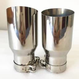 1PCS Universal 304 Stainless Steel Automobile Exhaust Pipe Muffler Car Accessory Modification