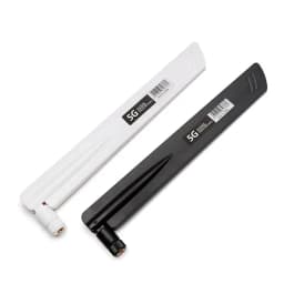 2pcs 4G LTE 5G Antenna 600-6000MHz 18dBi High Gain SMA Male for Wireless Network Card Wifi Router High Signal Sensitivity