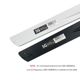 2pcs 4G LTE 5G Antenna 600-6000MHz 18dBi High Gain SMA Male for Wireless Network Card Wifi Router High Signal Sensitivity