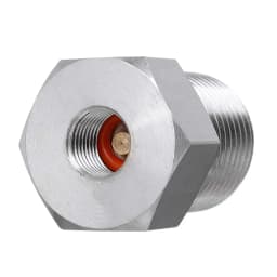 NEW CO2 Adapter From Reusable To Disposable Bottle M10x1 Inert Gas with Screwdriver For Pressure Reducer