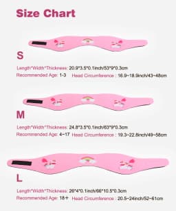 Waterproof Swimming Headband for Kids Adjustable Keep Water Out Ear Protection Band for Bathing Swimming Diving Ear Band