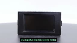 LCD 4 in 1 DC Power Energy Meter Monitor Voltmeter Ammeter DC14.00-600.0V 20A/50A/100A Volt Amp Watt KWH Monitor