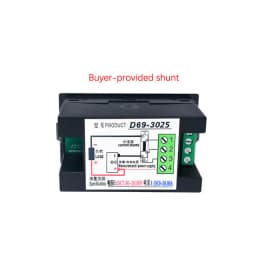 LCD 4 in 1 DC Power Energy Meter Monitor Voltmeter Ammeter DC14.00-600.0V 20A/50A/100A Volt Amp Watt KWH Monitor