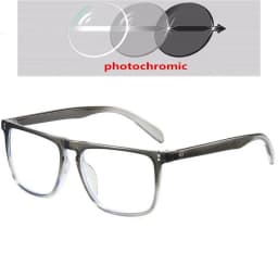 Blue Light Blocking Square Myopia Glasses Finished Unisex Retro Black Frame Student Prescription Spectacles 0 -0.5 -0.75 To -6.0