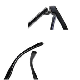 Blue Light Blocking Square Myopia Glasses Finished Unisex Retro Black Frame Student Prescription Spectacles 0 -0.5 -0.75 To -6.0