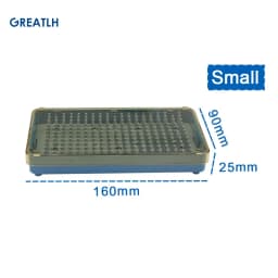 Silicone Sterilization Tray Case Box Ophthalmic Dental Instruments Disinfection Box