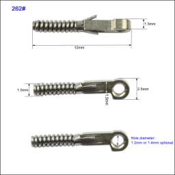 100pcs Eyeglasses Spring Insert Glasses Repairing Flex Temples Optical Frame Broken Replacement Part