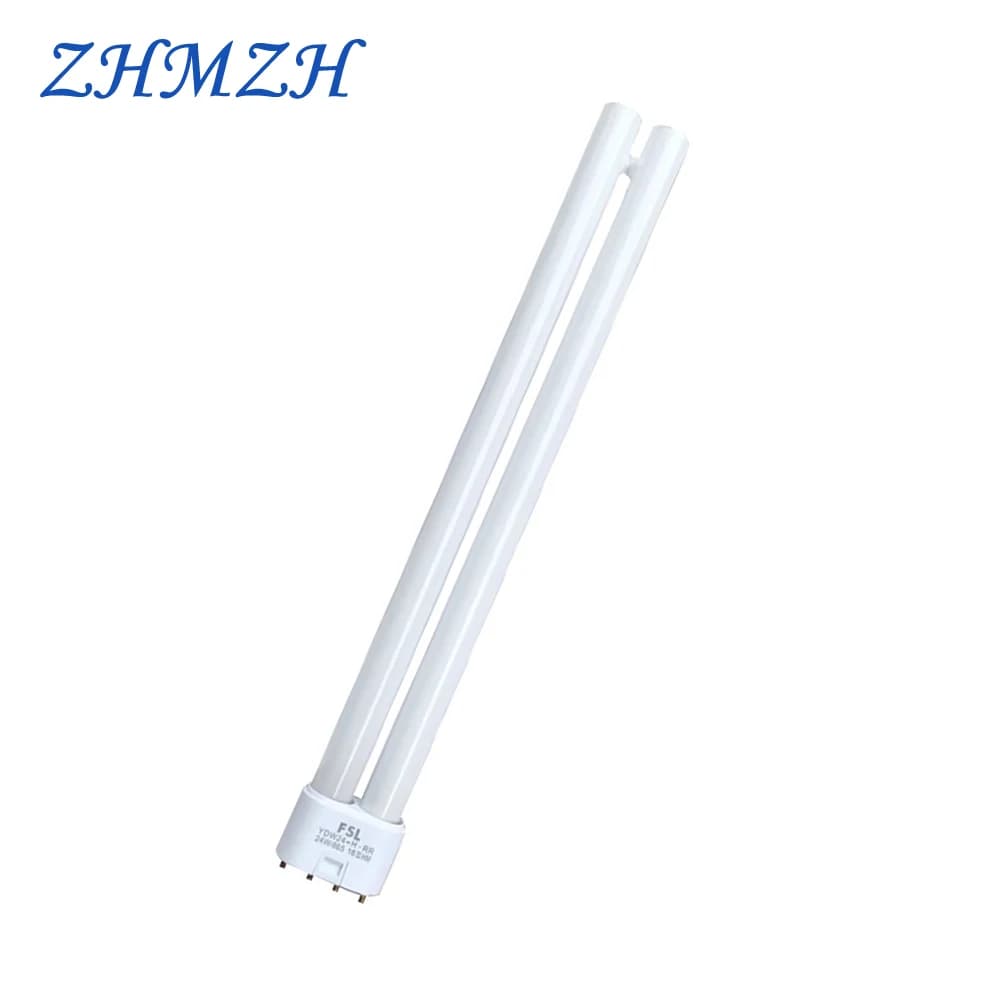 18W 24W 36W 40W 55W Fluorescent Lamp 4 Pins Twin-Tube Energy-saving Light Base Energy Saving Tube H 2G11 White Yellow AC220V