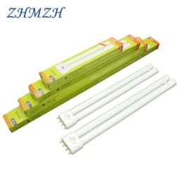 18W 24W 36W 40W 55W Fluorescent Lamp 4 Pins Twin-Tube Energy-saving Light Base Energy Saving Tube H 2G11 White Yellow AC220V