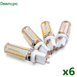 6pcs/lot LED G9 Lamp AC220V 6W 7W 9W 10W 12W Led Bulb SMD 2835 3014 2508 Led G9 Light Replace 20W/30W/40W/50W Halogen Lamp Light
