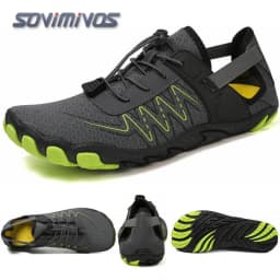 Unisex Swimming Water Shoes Men Barefoot Outdoor Beach Sandals Upstream Aqua Shoes Plus Size Nonslip River Sea Diving Sneakers