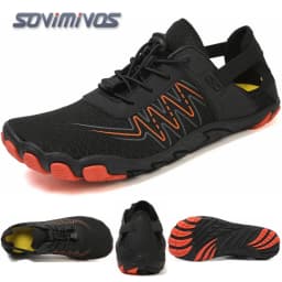 Unisex Swimming Water Shoes Men Barefoot Outdoor Beach Sandals Upstream Aqua Shoes Plus Size Nonslip River Sea Diving Sneakers