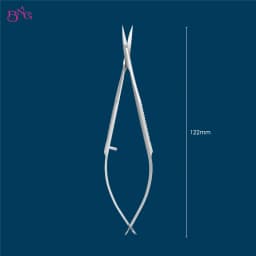 BNG Stainless Steel Eyebrow Makeup Scissor Trimmer Special Bending Scissors Make Up Beauty Tool Straight Curved Cuticle Remove