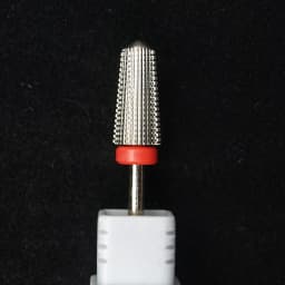5-in-1 Silver Tungsten Carbide Nail Drill Bit Multifunction Round Milling Cutter for Left and Right Hand Manicure Pedicure