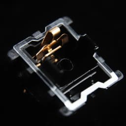 120 pcs Clear White MX Switch Film HTV PC For Cherry Gateron JWK Mechanical Keyboard Shaft