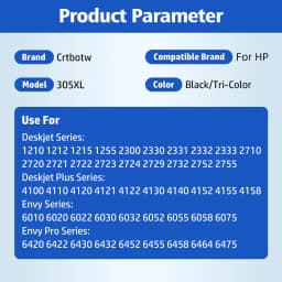 305XL Remanufactured Ink Cartridge For HP 305 XL HP305 Compatible DeskJet 2700 2710 2720 2721 2722 2723 4110 4120 Printer