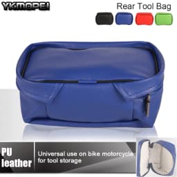 Off Road Motorcycle Rear Tool Bag Tail Kit Storage PU Leather Waterproof Durable For Honda CRF150 250 CRF450 XR250R XR350R XR600