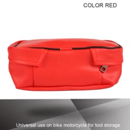 Off Road Motorcycle Rear Tool Bag Tail Kit Storage PU Leather Waterproof Durable For Honda CRF150 250 CRF450 XR250R XR350R XR600