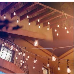 6PCS E27 2W S14 LED Retro Edison Bulbs 220V 3V 2700K Shatterproof Warm White Filament Candle Lamp For Outdoor String Lights