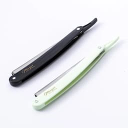 2 Colors Professional Manual Shaver Straight Edge Stainless Steel Sharp Barber Razor Folding Shaving Beard Cutter With Blade