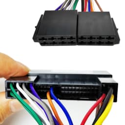 Car Radio Wiring Harness Adapter, ISO Connector, Plug and Play Universal Accessories, for Hyundai Accent Sonata Kia Sportage Rio