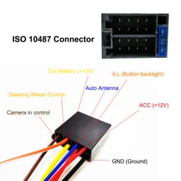 Car Radio Wiring Harness Adapter, ISO Connector, Plug and Play Universal Accessories, for Hyundai Accent Sonata Kia Sportage Rio