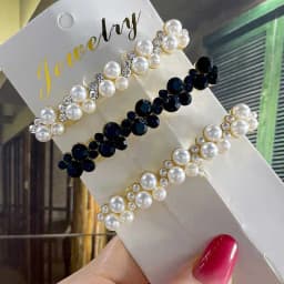 Korean Crystal Spring Hair Clips Pins Pearl Hair Barrettes For Women Girl Headband Fashion Simple Hair Accessories Headwear