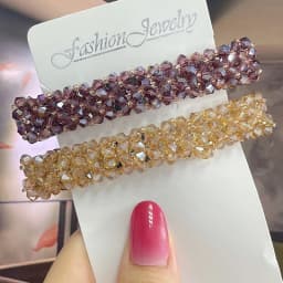 Korean Crystal Spring Hair Clips Pins Pearl Hair Barrettes For Women Girl Headband Fashion Simple Hair Accessories Headwear