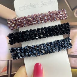 Korean Crystal Spring Hair Clips Pins Pearl Hair Barrettes For Women Girl Headband Fashion Simple Hair Accessories Headwear
