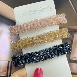 Korean Crystal Spring Hair Clips Pins Pearl Hair Barrettes For Women Girl Headband Fashion Simple Hair Accessories Headwear