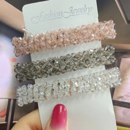 Korean Crystal Spring Hair Clips Pins Pearl Hair Barrettes For Women Girl Headband Fashion Simple Hair Accessories Headwear