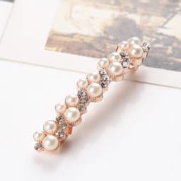 Korean Crystal Spring Hair Clips Pins Pearl Hair Barrettes For Women Girl Headband Fashion Simple Hair Accessories Headwear