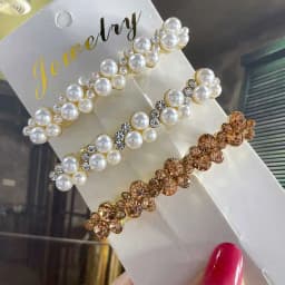 Korean Crystal Spring Hair Clips Pins Pearl Hair Barrettes For Women Girl Headband Fashion Simple Hair Accessories Headwear