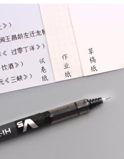 6/12pcs Japan Pilot V5 Hi Tecpoint Straight Liquid Roller Pen Large Capacity Quick-drying Ink 0.5mm Needle Tip Black Red Blue